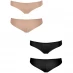 Женское нижнее белье Emporio Armani Underwear 2 Pack Brazilian Briefs 06220 VBlk/Nude