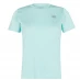 Женская футболка New Balance Short Sleeve T-Shirt Grey / Blue