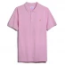 Farah Blanes Short Sleeve Polo Shirt Mid Pink 651