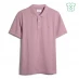 Farah Blanes Short Sleeve Polo Shirt Dark Pink