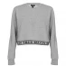 Женский свитер True Religion Ticker Crop Sweatshirt Grey