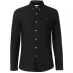 Farah Oxford Long Sleeve Shirt Black