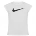 Nike Swoosh T Shirt Infant Girls White