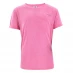 Детская футболка LA Gear Boyfriend Fit T Shirt Junior Girls Pink