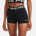 Женские шорты Nike Pro Three Inch Shorts Womens Black