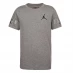 Air Jordan Longline Graphic T Shirt Junior Boys Crbn HBRSleeves