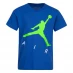 Air Jordan Longline Graphic T Shirt Junior Boys Marina Blue