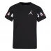 Air Jordan Longline Graphic T Shirt Junior Boys Black HBRSleeve