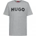 Hugo Dulivio T Shirt Grey/Black 062