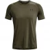 Мужская футболка с коротким рукавом Under Armour HeatGear Armour Fitted Short Sleeve Training Top Mens Marine OD Green