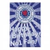 Team Rangers FC Birthday Card Blue