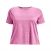 Женская футболка Under Armour Tech Vent T Shirt Womens Pink