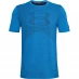 Мужская футболка с коротким рукавом Under Armour Logo T Shirt Mens Blue
