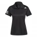 adidas Club Tennis Polo Shirt Womens Black / White / White