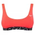 Закрытый купальник Nike Scoop Neck Bikini Top Womens Bright Crimson