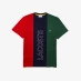 Lacoste Colour Block T Shirt Navy BLS