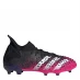 adidas Predator .1 FG Football Boots Kids Black/ShockPink