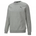 Мужской свитер Puma Essential Small Logo Sweatshirt Mens Grey/Pink