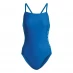 Закрытый купальник adidas Thin Straps Branded Swimsuit Womens High Blue