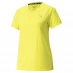 Женская футболка Puma Run Favourite Short Sleeve T-Shirt Womens Yellow/Grey