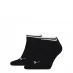 Puma 2 Pack of Heritage Sneaker Socks Unisex Adults Black