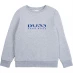 Детский свитер Boss Boss Grad Logo Crew Neck Sweater Grey/Blue A32