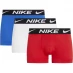Мужские трусы Nike 3 Pack Stretch Long Boxer Shorts Mens Blu/Red/Wht