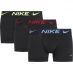 Мужские трусы Nike 3 Pack Stretch Long Boxer Shorts Mens Multi