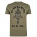 Golds Gym Gym Muscle Joe T Shirt Mens Army Green