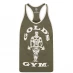 Golds Gym Joe Vest Mens Army Green