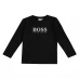 Детская футболка Boss Boy's Logo Long Sleeve T Shirt Black 09B