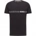 Boss Logo Slim T Shirt Black 001