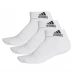 adidas Ankle Socks 3 Pack White
