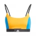 Женское нижнее белье adidas Aeroimpact Luxe Training Light-Support Bra Womens Orange Rush / Bright Blue / Ca