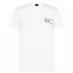 Boss Logo Crew Neck T Shirt White 100