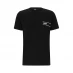 Boss Logo Crew Neck T Shirt Black 001