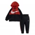Nike Therma Poly Tracksuit Black/Red