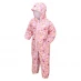 Regatta Peppa Pig Waterproof Pobble Suit Pink Mist