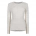 Жіноча футболка Selected Femme Anna Long Sleeve T-shirt Oatmeal Stripe