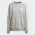 Женский свитер adidas Essentials Studio Lounge 3-Stripes Sweatshirt Wome Med Grey
