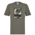 adidas Graphic Logo T-Shirt Mens Green Camo Box