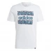 adidas Graphic Logo T-Shirt Mens White Multi