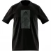 adidas Graphic Logo T-Shirt Mens Black Tour