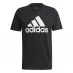 adidas Graphic Logo T-Shirt Mens Black LL