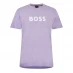 Boss Logo Print T-Shirt LightPurple530