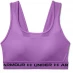 Under Armour Mid Cross Back Sports Bra Womens Purple