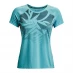 Женская футболка Under Armour IsoChill Run T Shirt Womens Blue