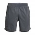 Under Armour LAUNCH 7'' 2-IN-1 SHORT Pitch Grey