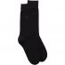 Boss 2 Pack Plain Socks Black 001