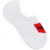 HUGO 2 Pack Invisible Logo Detail Socks White 100